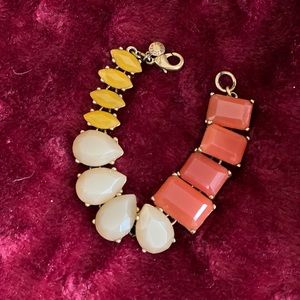 Tri-color stone bracelet